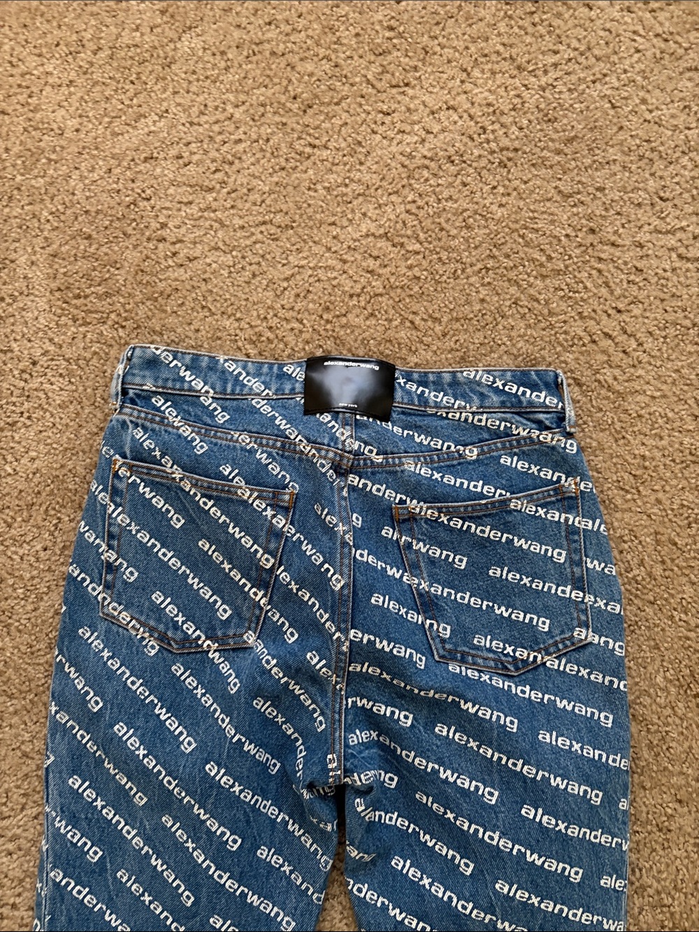 Alexander Wang Logo Jeans - Picture 6 of 10